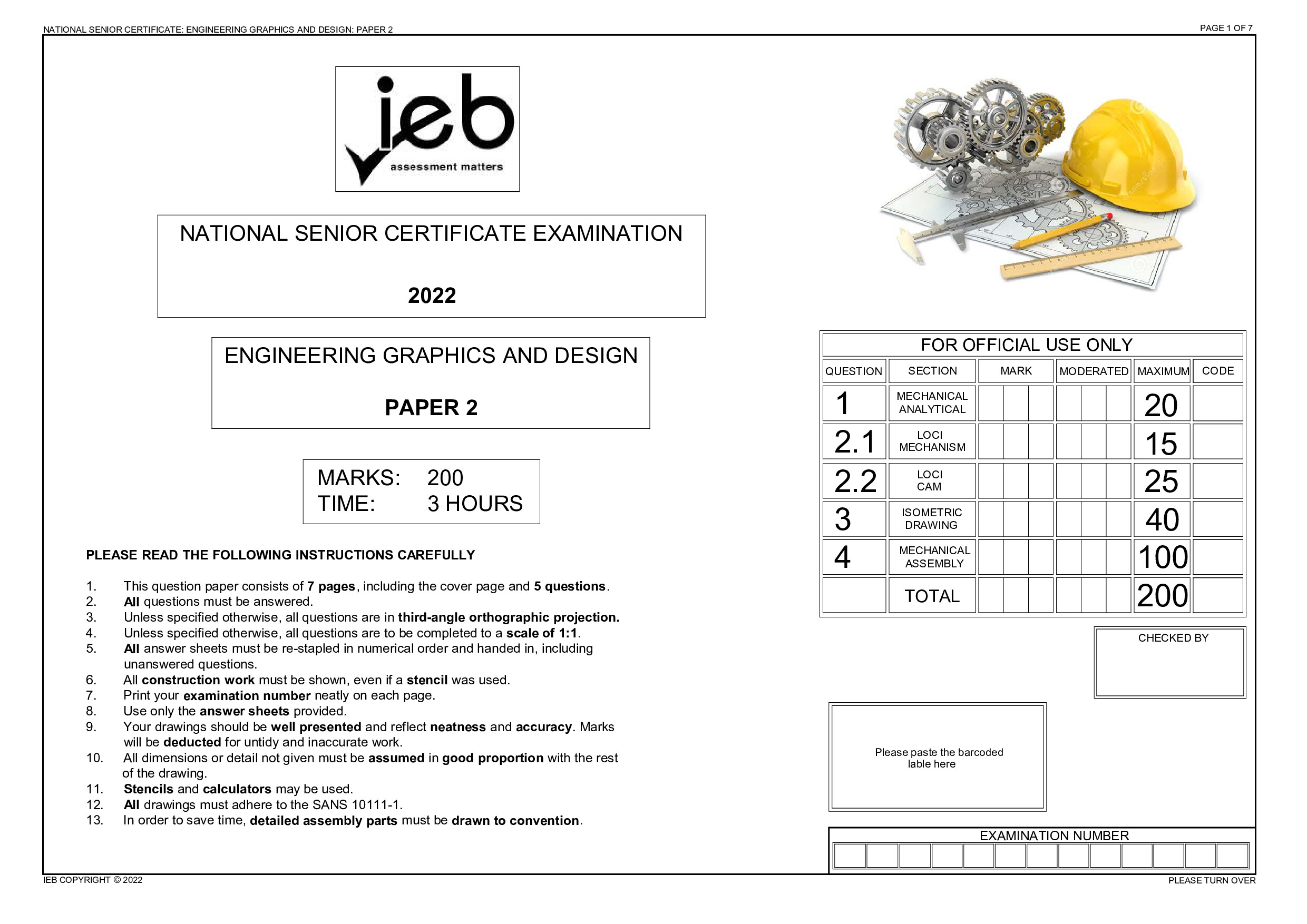 Preview of EGAD Nov 2022  Paper 2 Eng Gr12