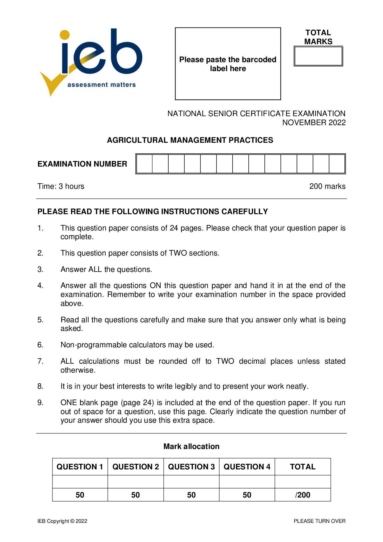 Preview of Agricultural Management Practices 2022 Gr12