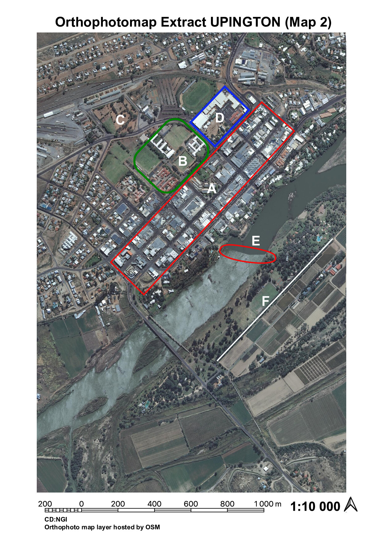Preview of ISC Geography P2 2022 Orthophoto Upington m Gr12