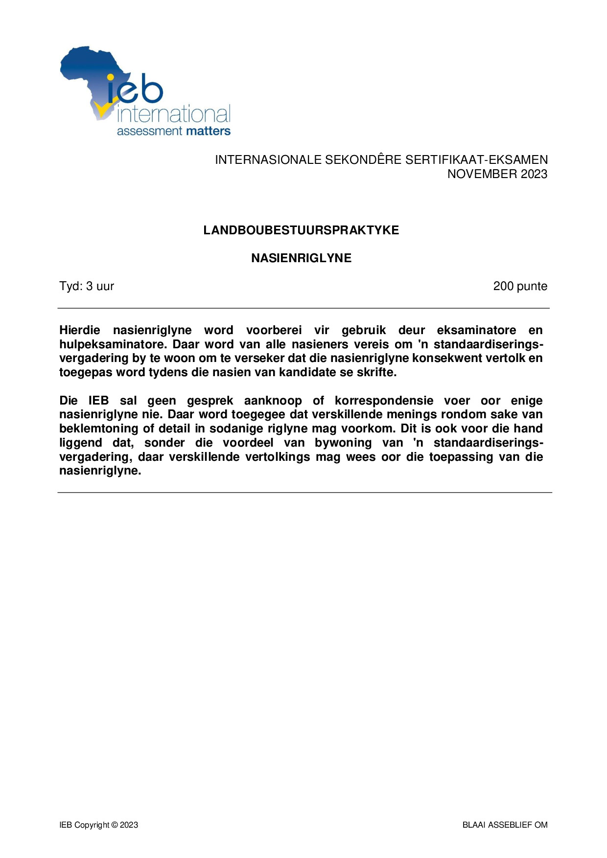 Preview of ISC Agricultural Management Practices Memo 2023 Afr Gr12