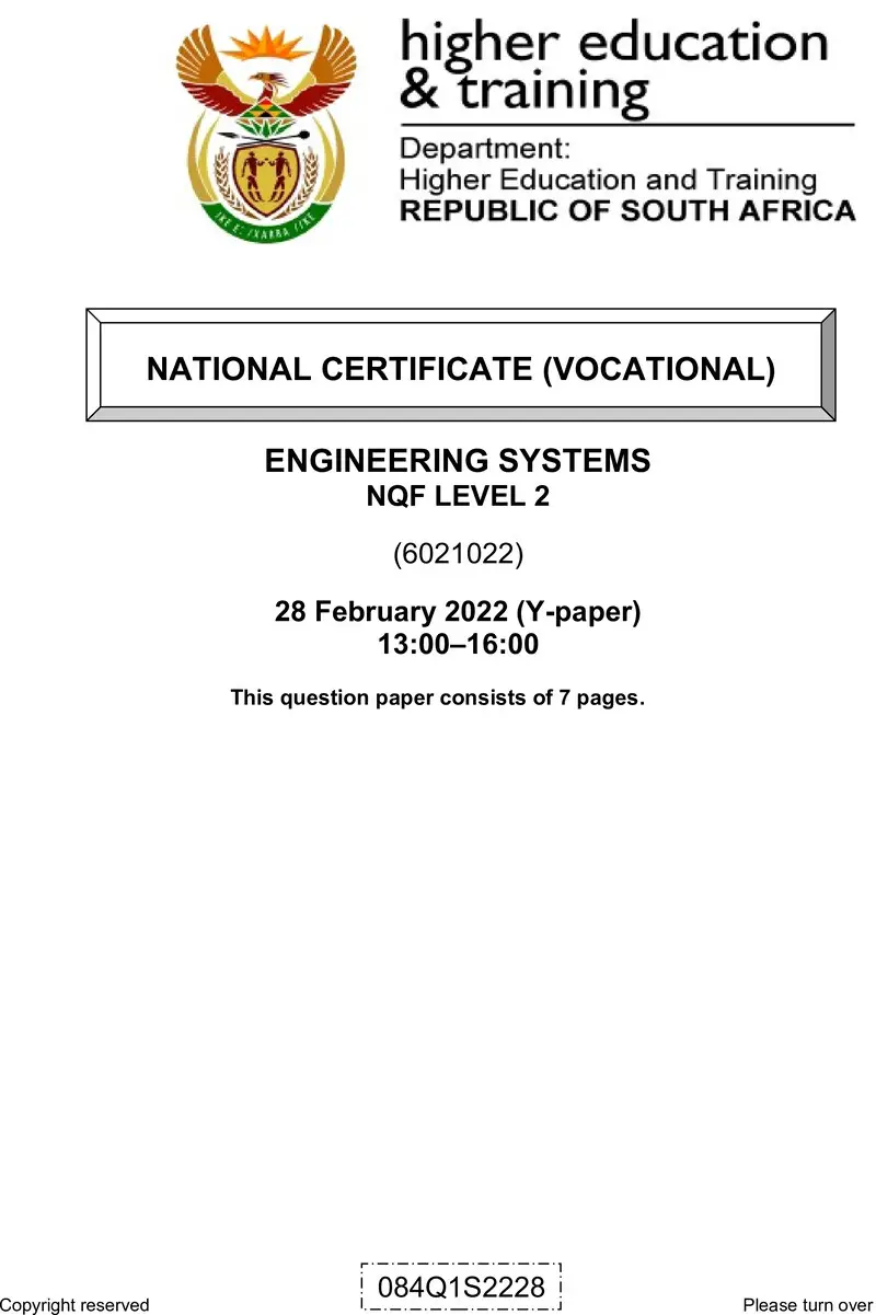 Engineering Systems L2 QP Feb 2022