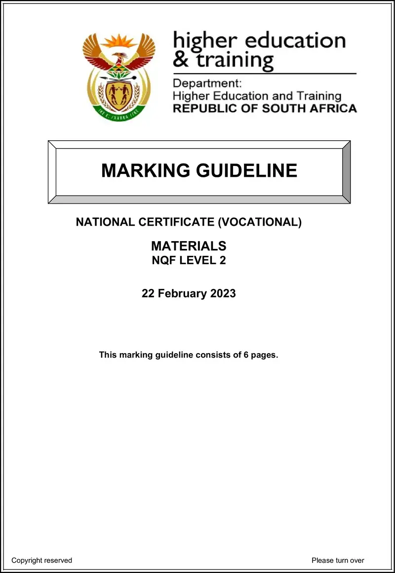 Materials L2 Memo Feb 2023