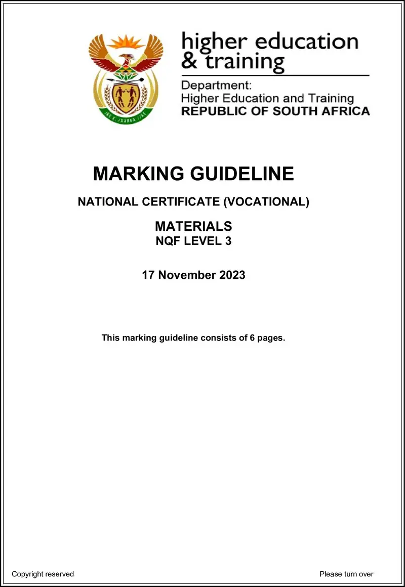 Nc1930 Materials L3 Memo Nov 2023