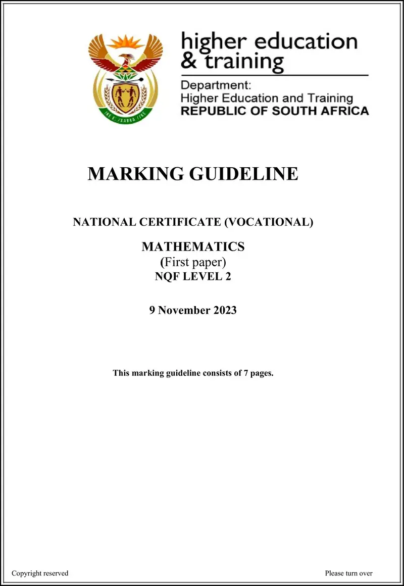 Nc2010 Mathematics L2 P1 Memo Nov 2023 Signed Off