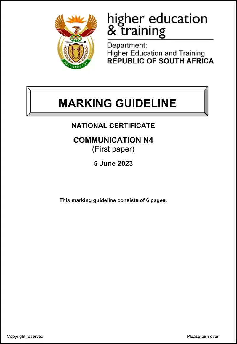 N4 P1 MEMO Jun 2023 preview