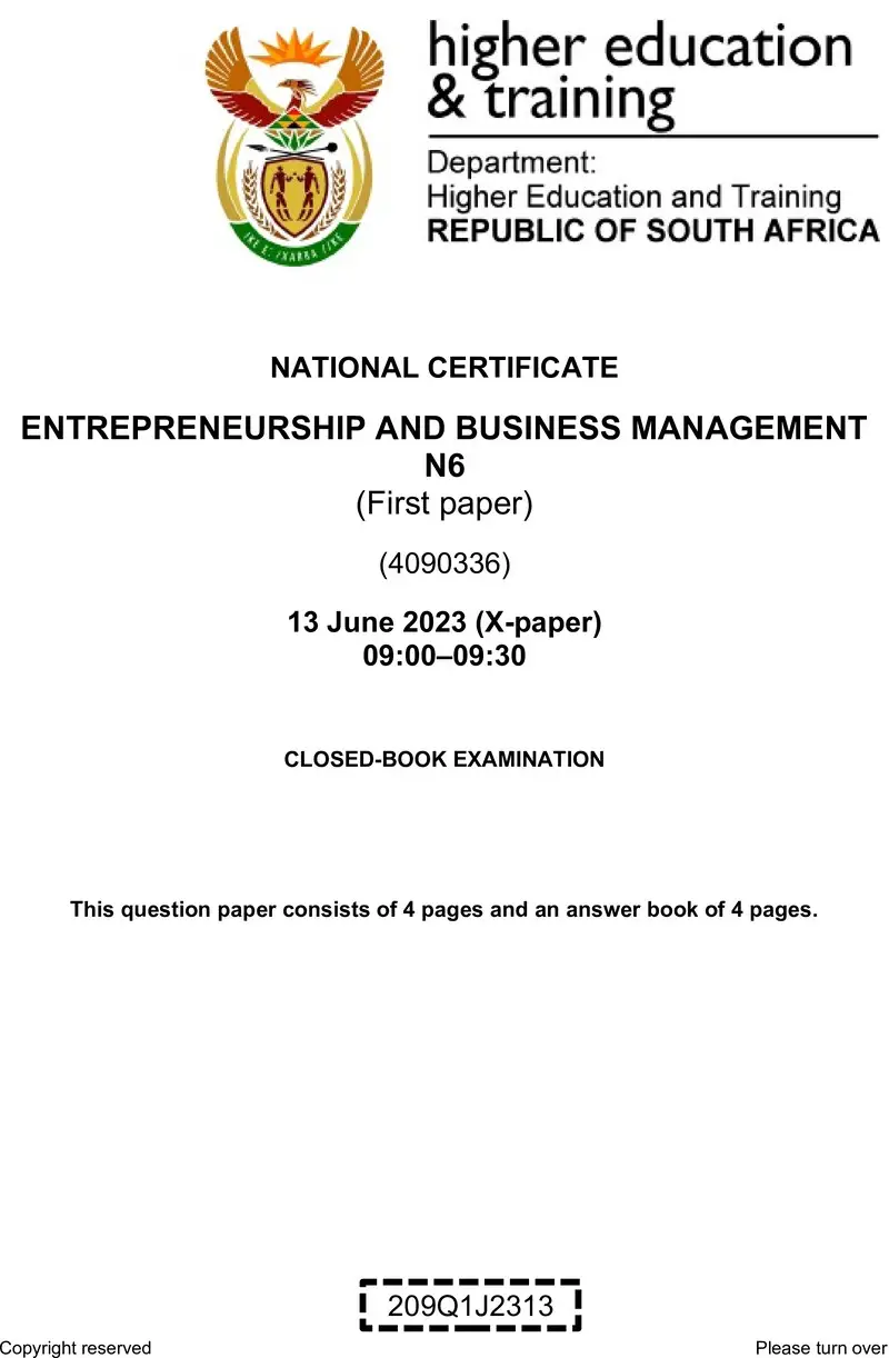 And Business Management N6 P1 QP Jun 2023 Edited preview