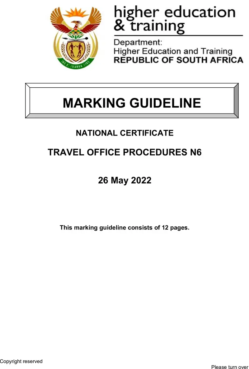 Office Procedures N6 MEMO June 2022 Edited preview