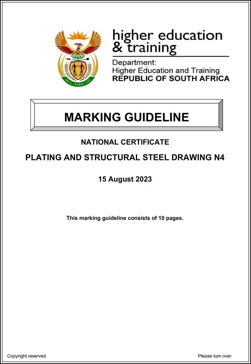 T1360 Plating And Structural Steel Drawing N4 Aug Memo 2023 Edit