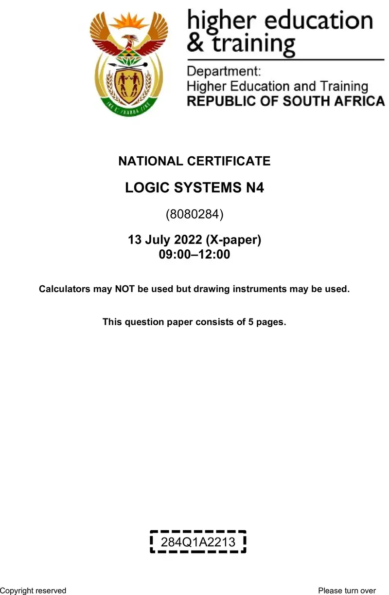 T940 Logic Systems N4 QP Aug 2022