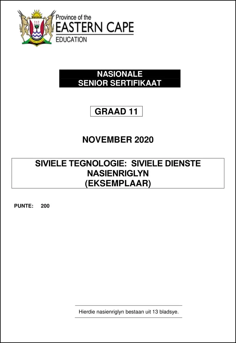 Cvlt Gr11 Memo Revised Afr Nov 2020 Siviele Dienste