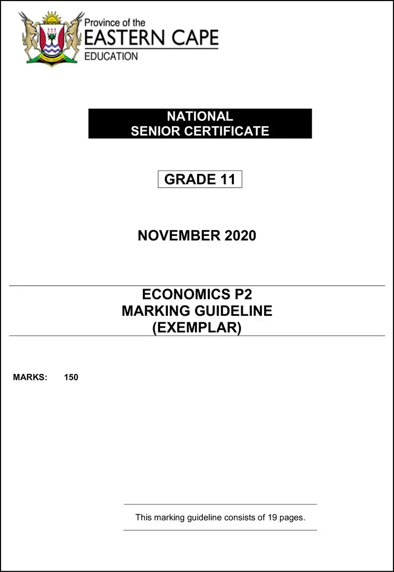 Economic P2 Gr11 Memo Nov2020 Eng