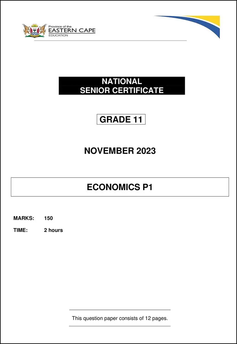 Economics P1 Gr11 QP Nov 2023 Eng