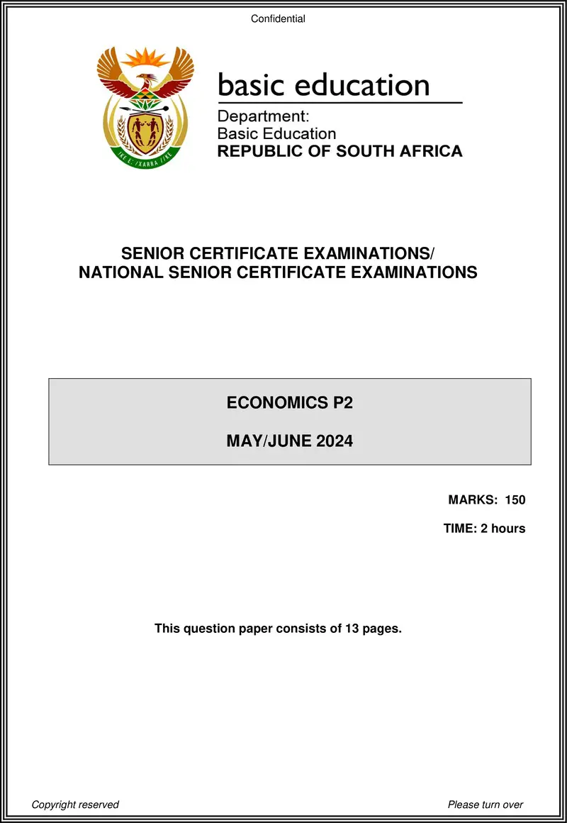 Economics P2 May June 2024 Eng