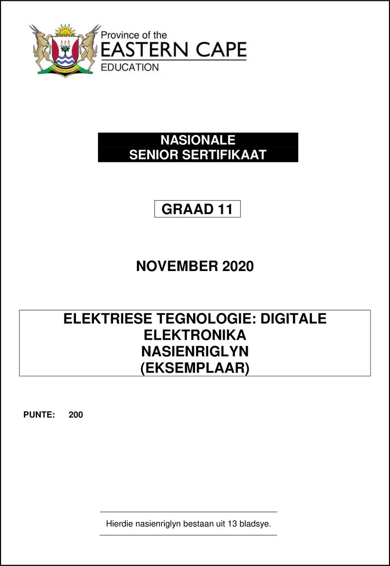 Elec Tech Gr11 Memo Nov2020 Digital Afr