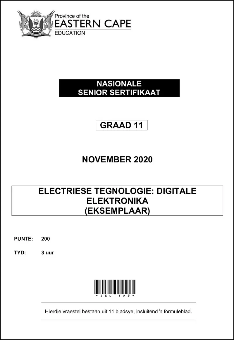 Elec Tech Gr11 QP Nov2020 Digital Afr D