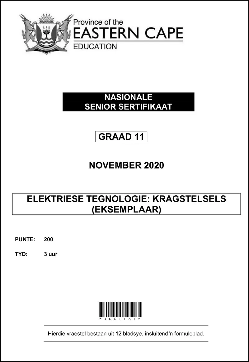Elec Tech Gr11 QP Nov2020 Power Afr D