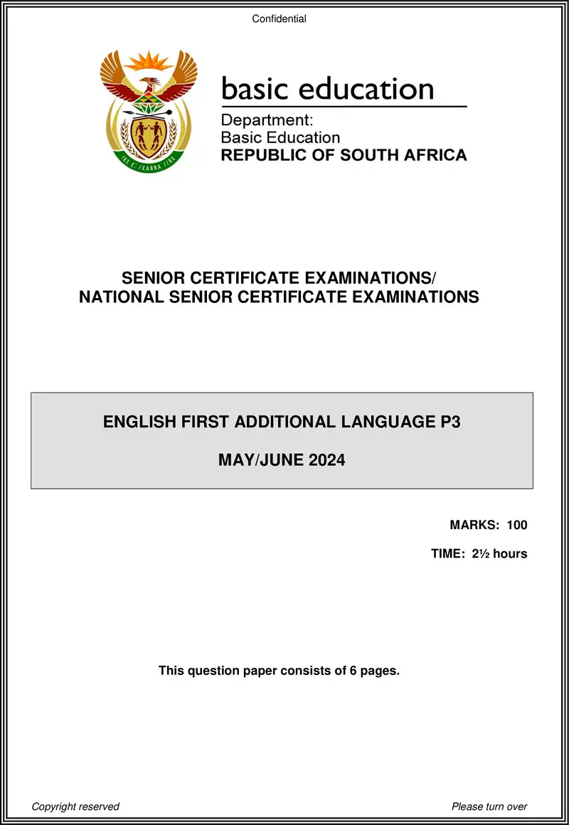 Eng Fal P3 May June 2024