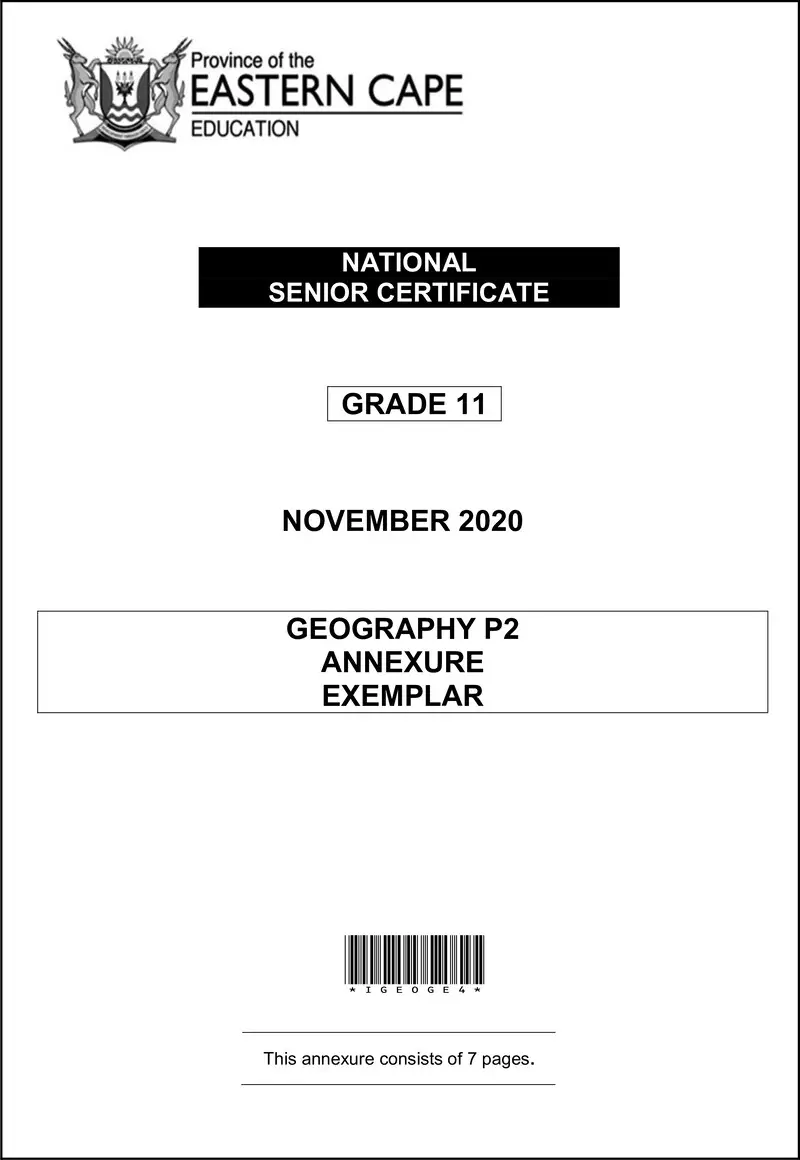 Geography P2 Annexures Gr11 Nov2020 Eng D