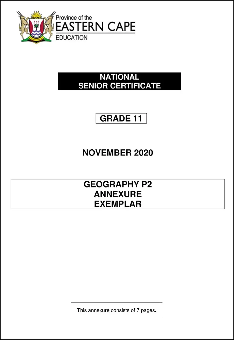 Geography P2 Annexures Gr11 Nov2020 Eng