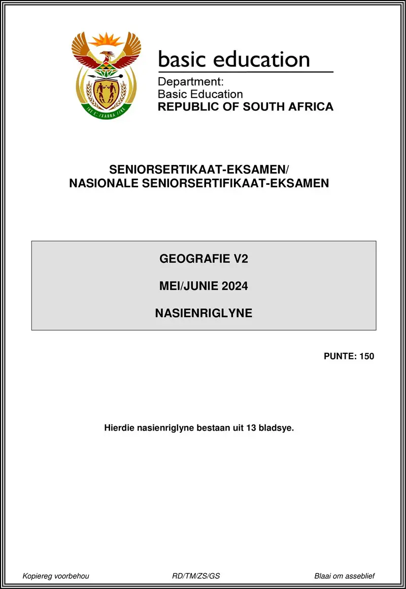 Geography P2 May June 2024 Mg Afr