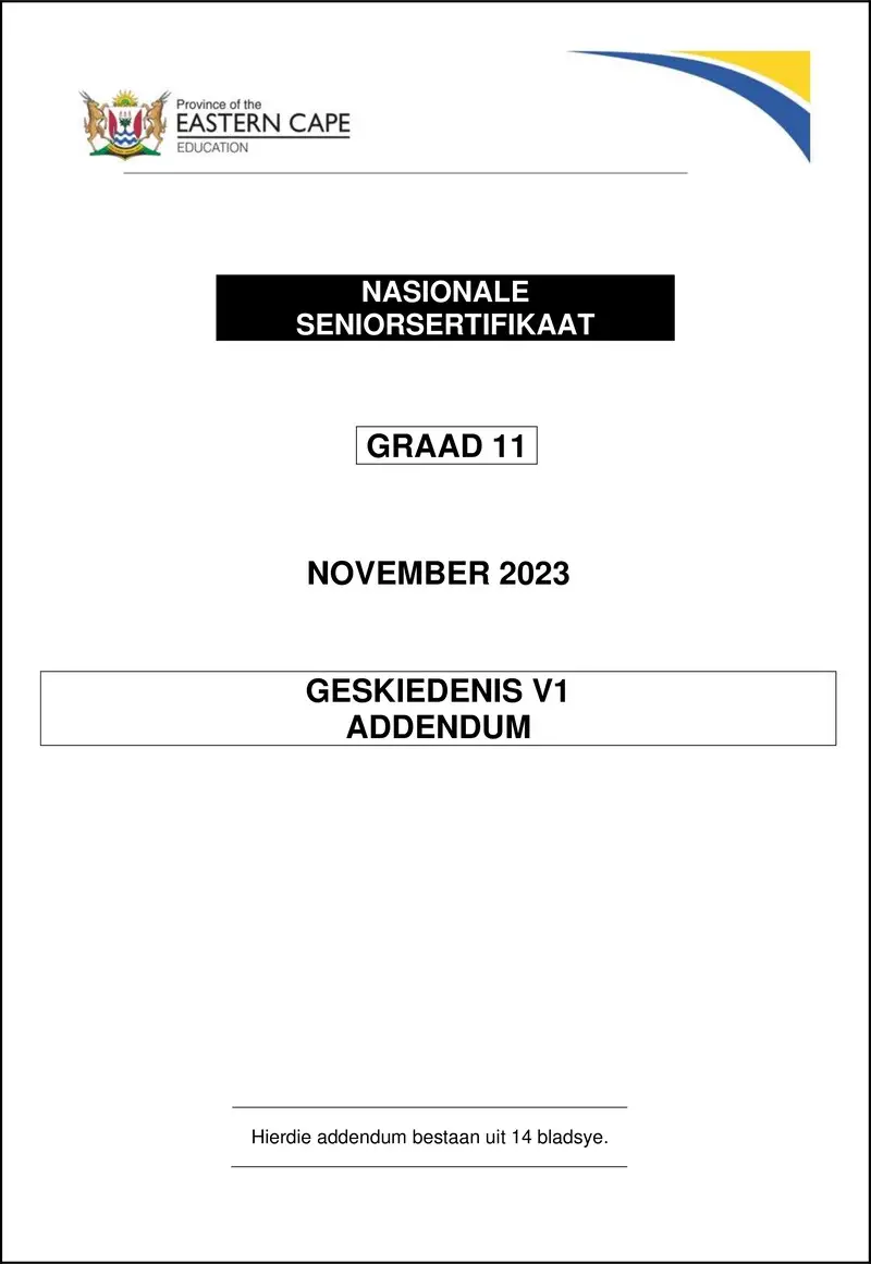 History P1 Gr11 Add Nov2023 Afr