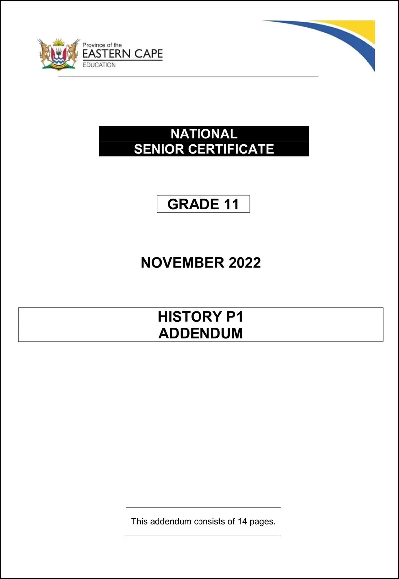 History P1 Gr11 Adden Nov 2022 Eng