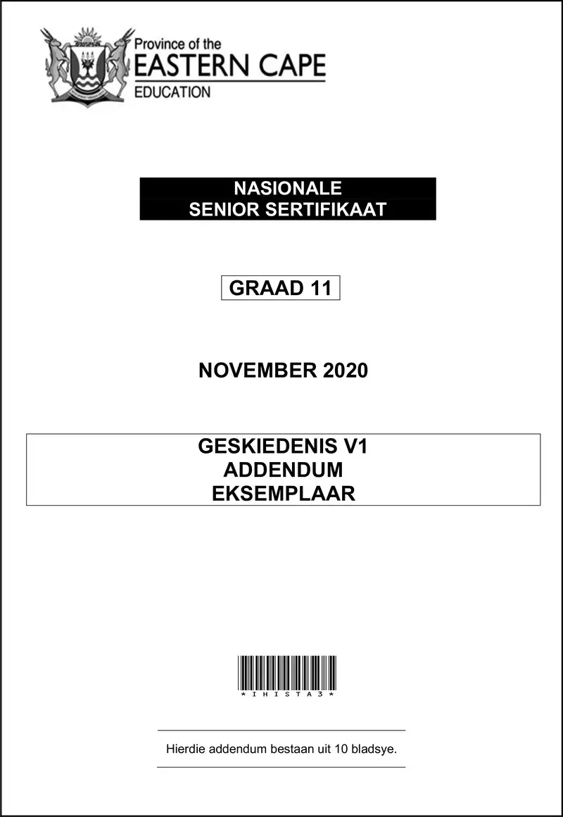 History P1 Gr11 Adden Nov2020 Afr D