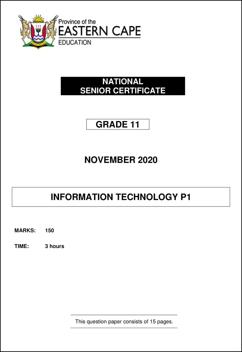 It P1 QP Gr11 Nov2020 Eng