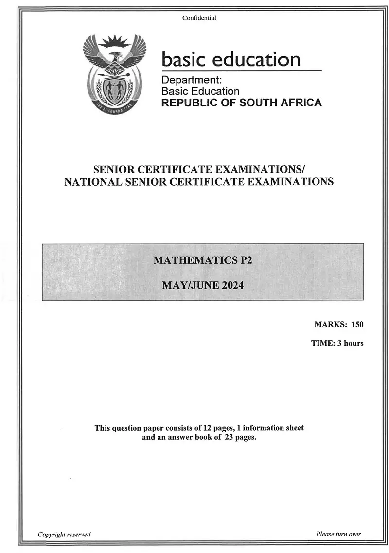Mathematics P2 May June 2024 Eng