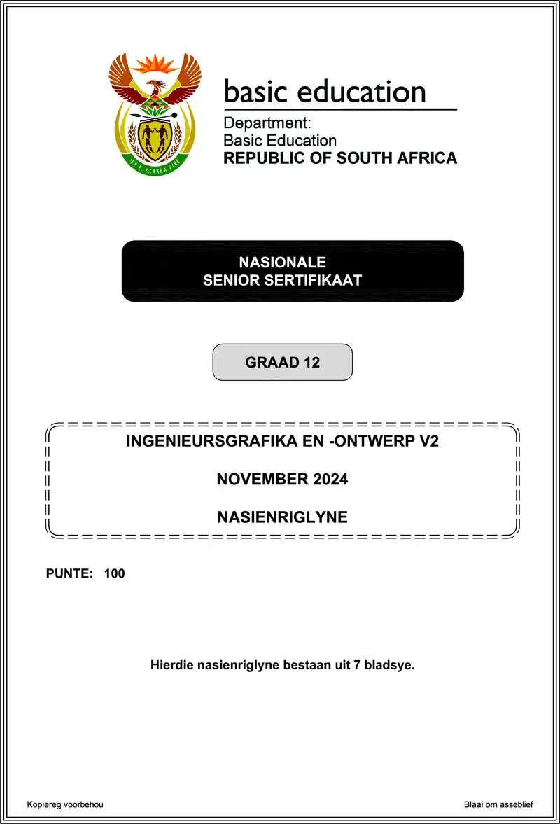 Engineering Graphics Design P2 Nov 2024 Mg Afr Gr12