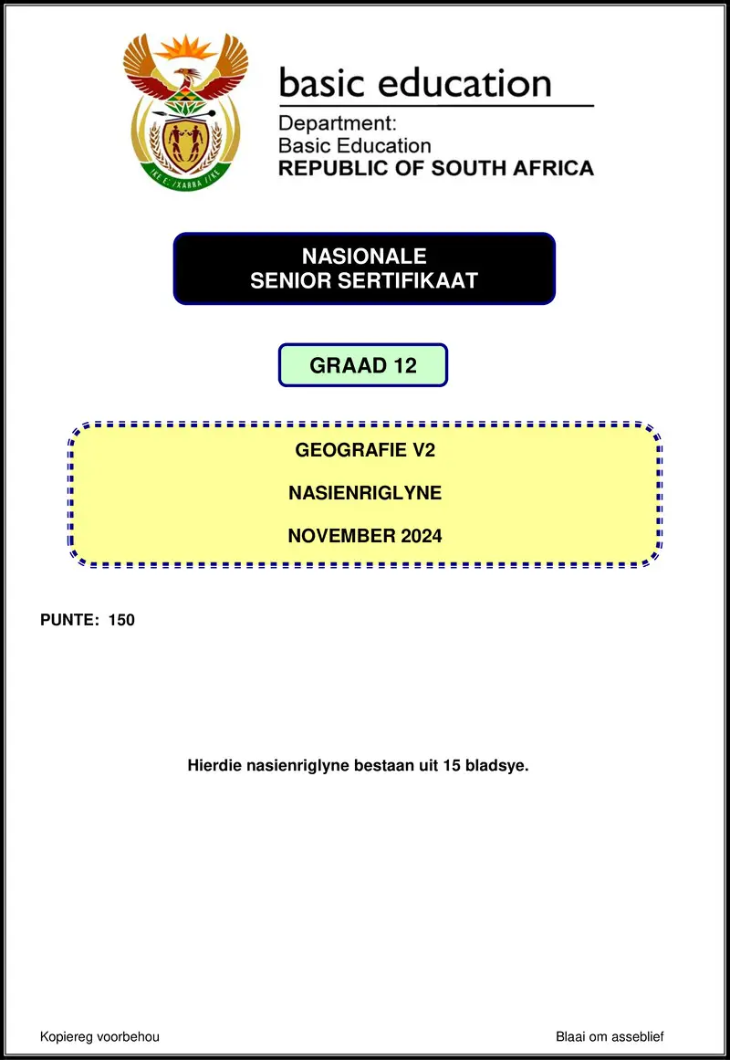 Geography P2 Nov 2024 Mg Afr Gr12