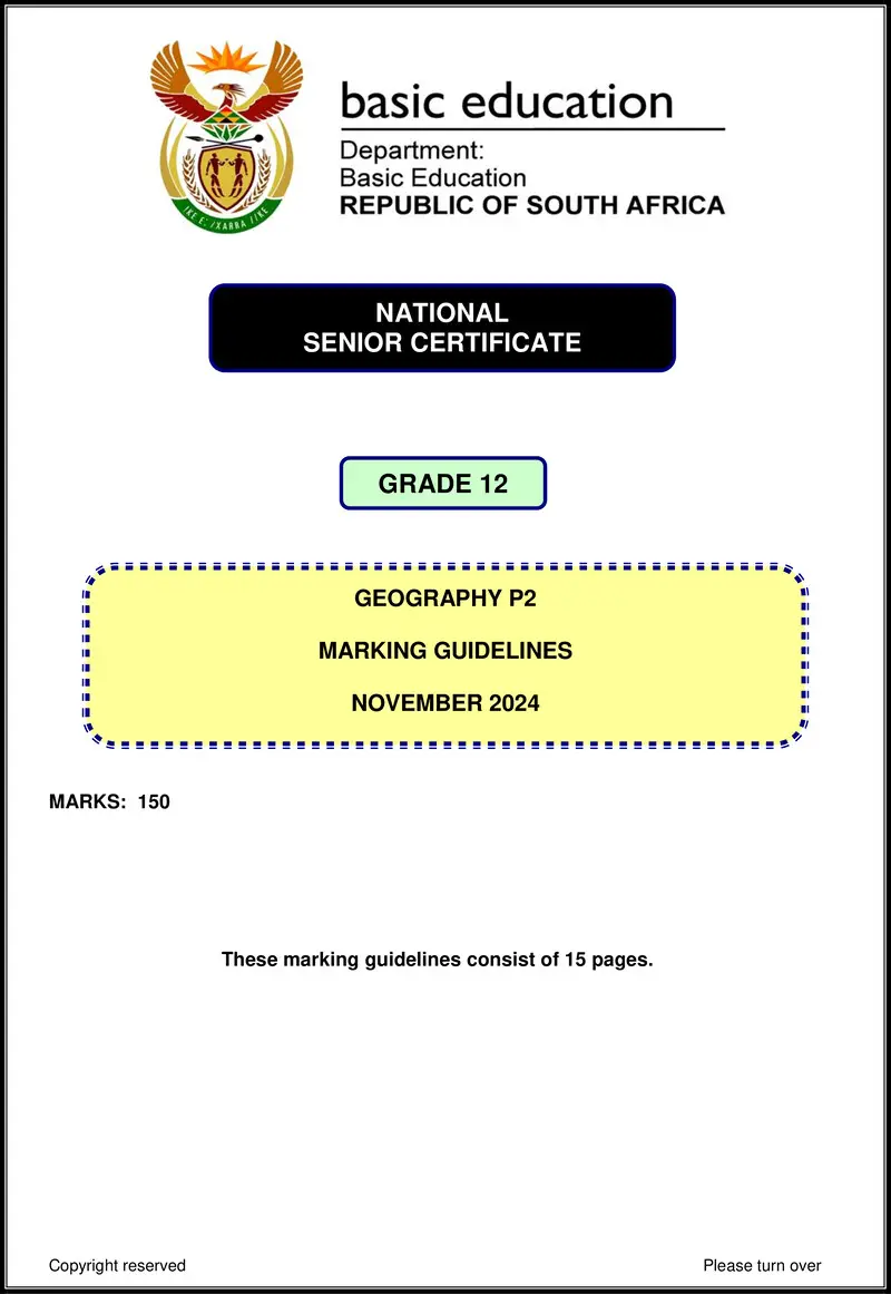 Geography P2 Nov 2024 Mg Eng Gr12