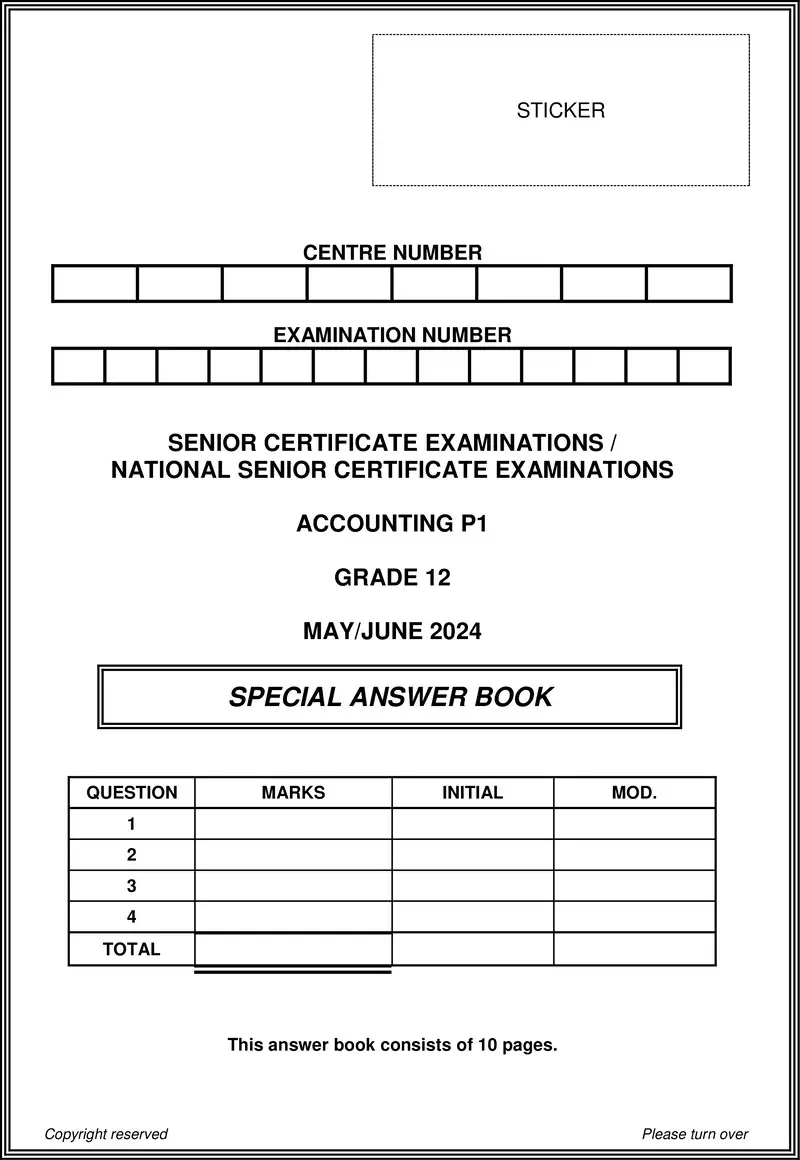 Accounting P1 May June 2024 Answer Book Eng Gr12