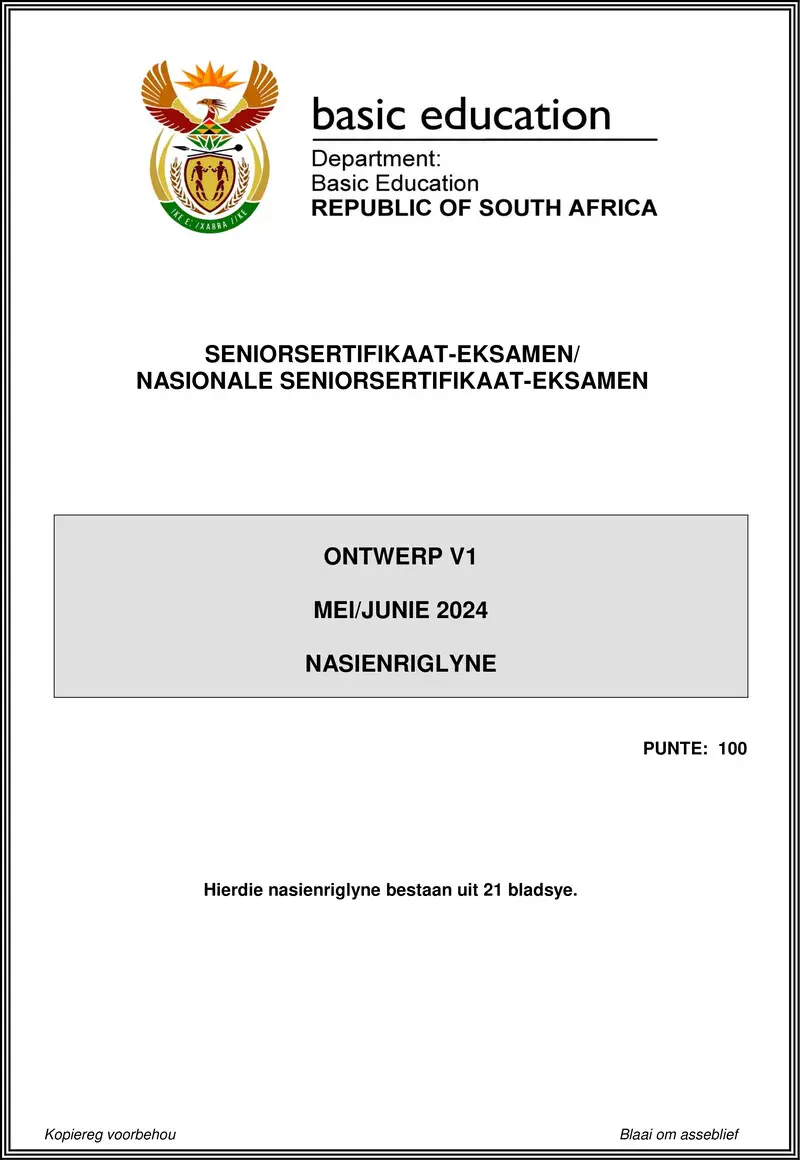 Design P1 May June 2024 Mg Afr Gr12