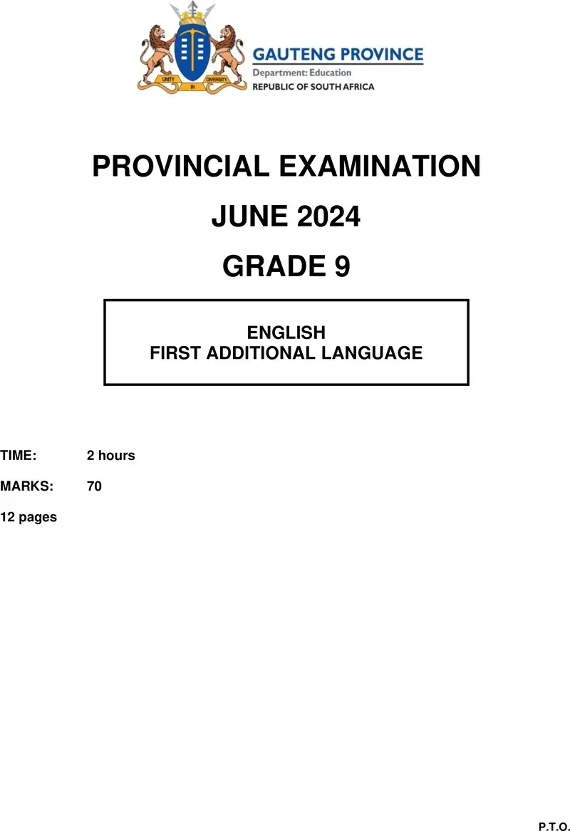 Grade 9 Provincial Exam Ng Fal June 2024 QP