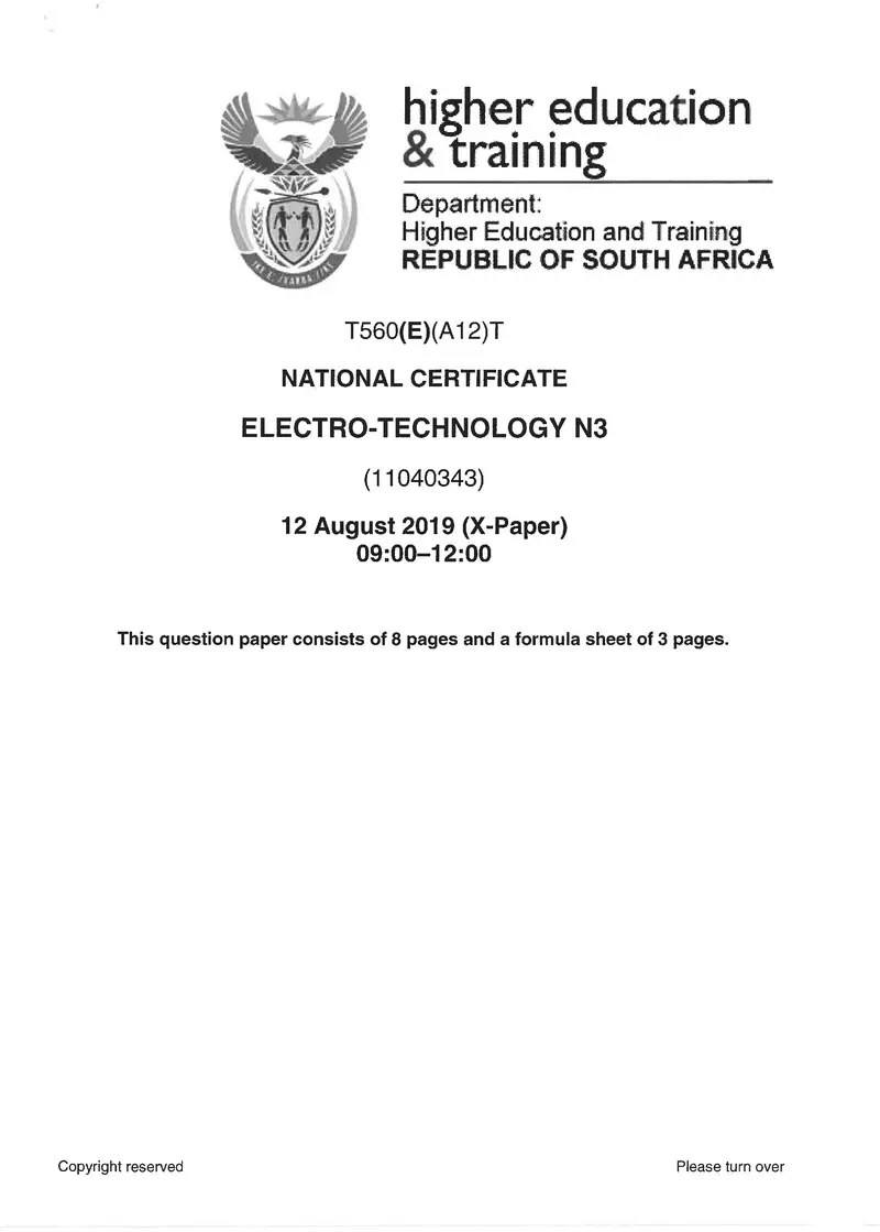 N3 Exam Paper 2 2019 preview