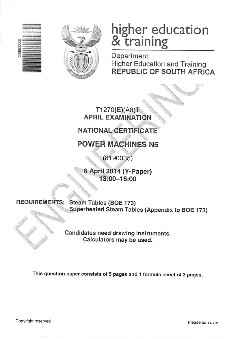 N5 Power Machines April 2014