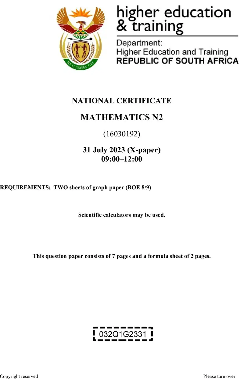 T1000 Mathematics N2 QP Aug 2023 Sign Off