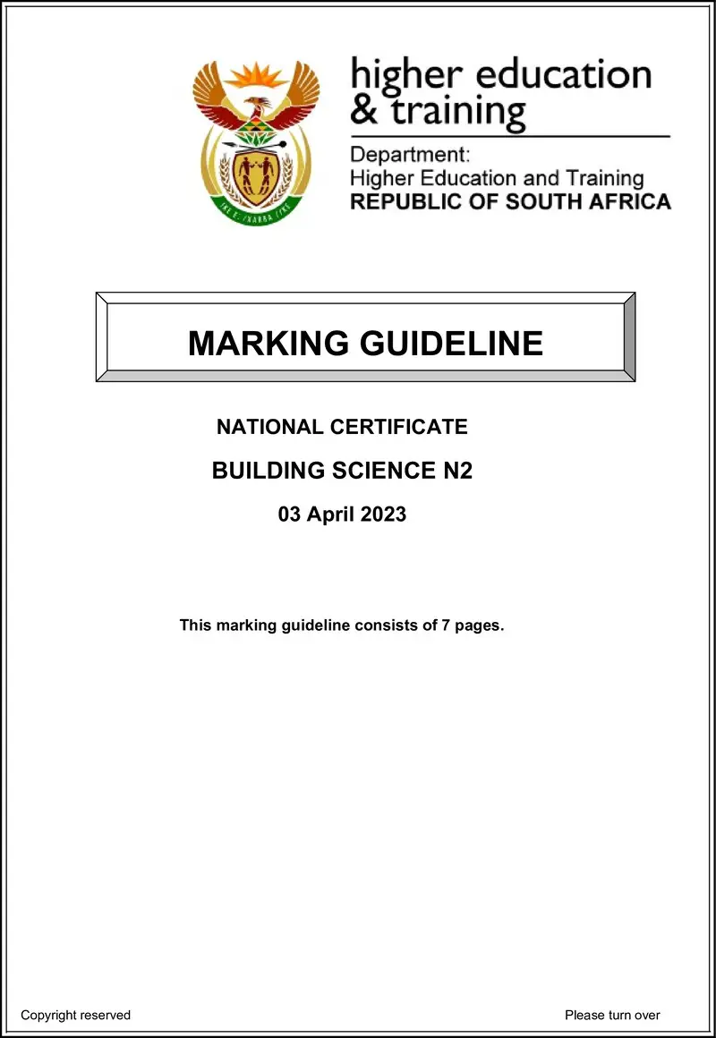 T240 Building Science N2 Memo April 2023 Sign Off