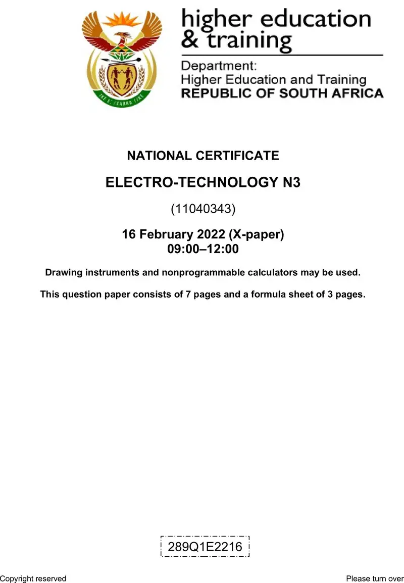 T560 Electro Technology N3 QP April 2022 Sign Off