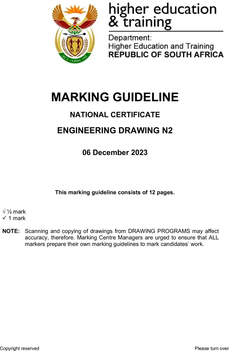T580 Engineering Drawing N2 Memo Nov 2023 Sign Off