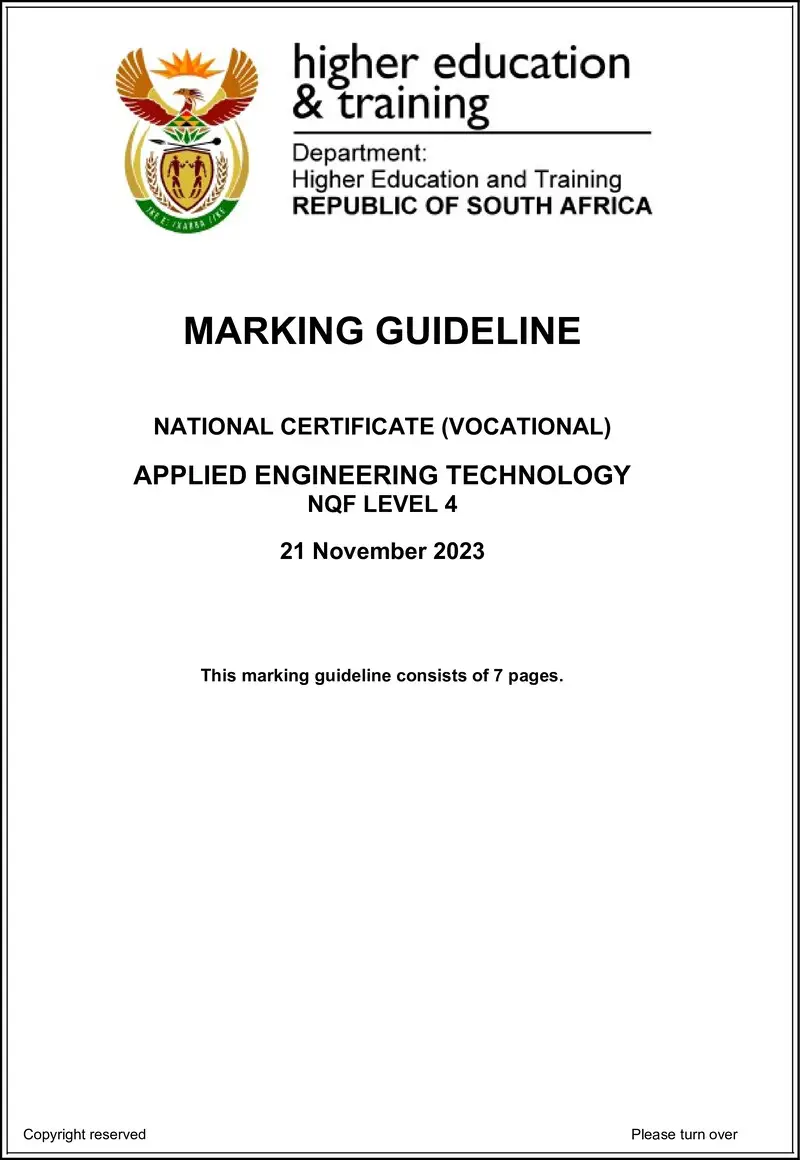 Nc210 Applied Engineering Technology L4 Memo Nov 2023 Signed Off