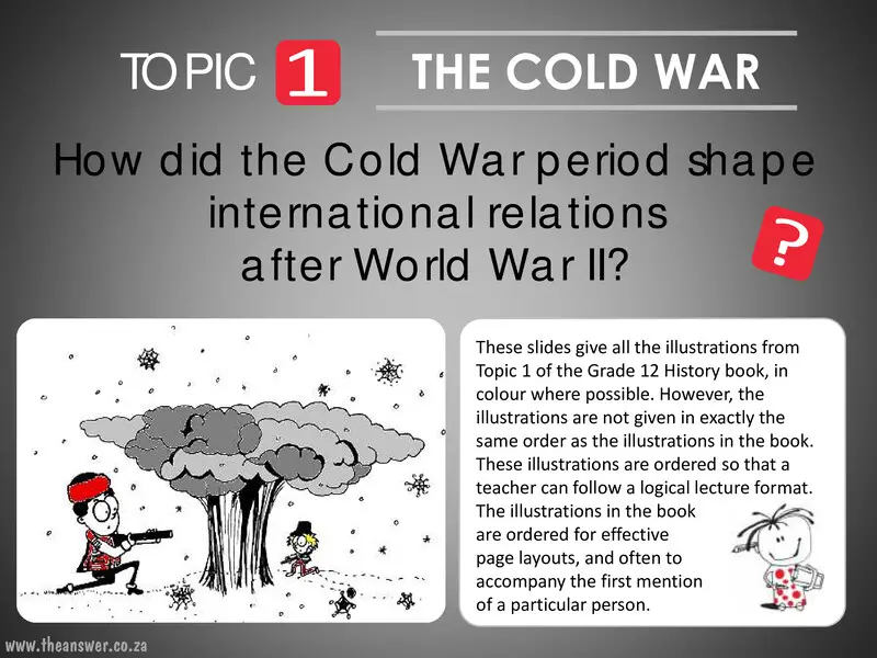 Grade 12 History Topic 1 Slides