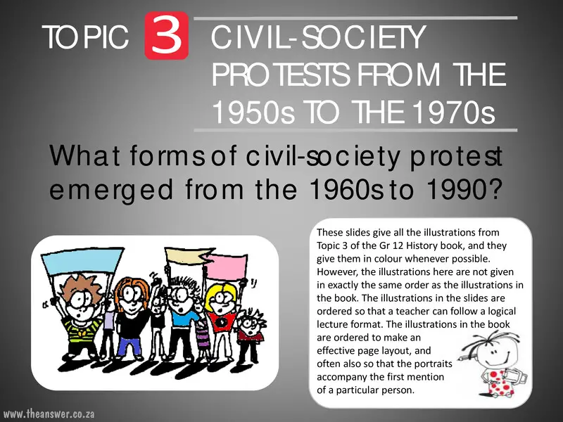 Grade 12 History Topic 3 Slides