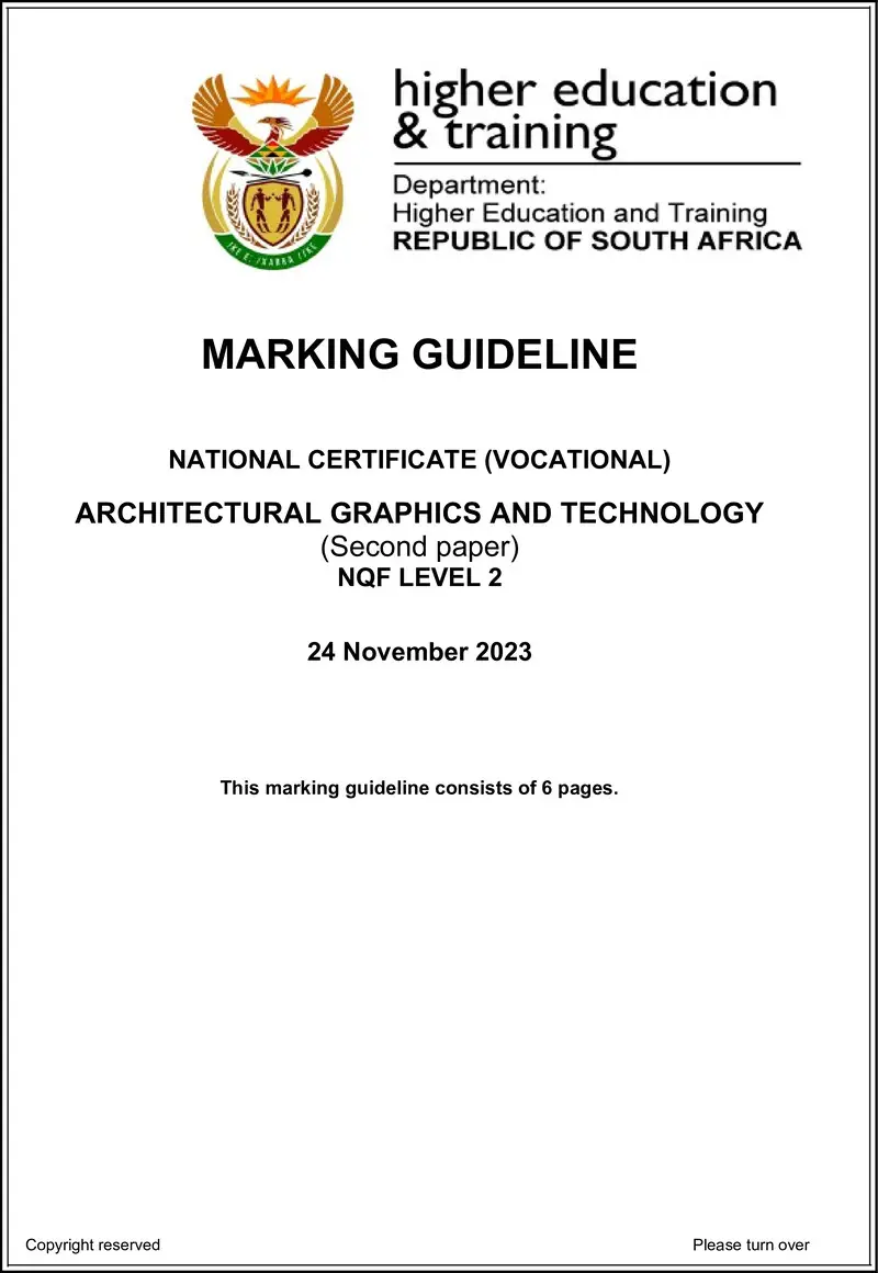 Nc240 Architectural Graphics And Technology L2 P2 Nov Memo 2023 Ed
