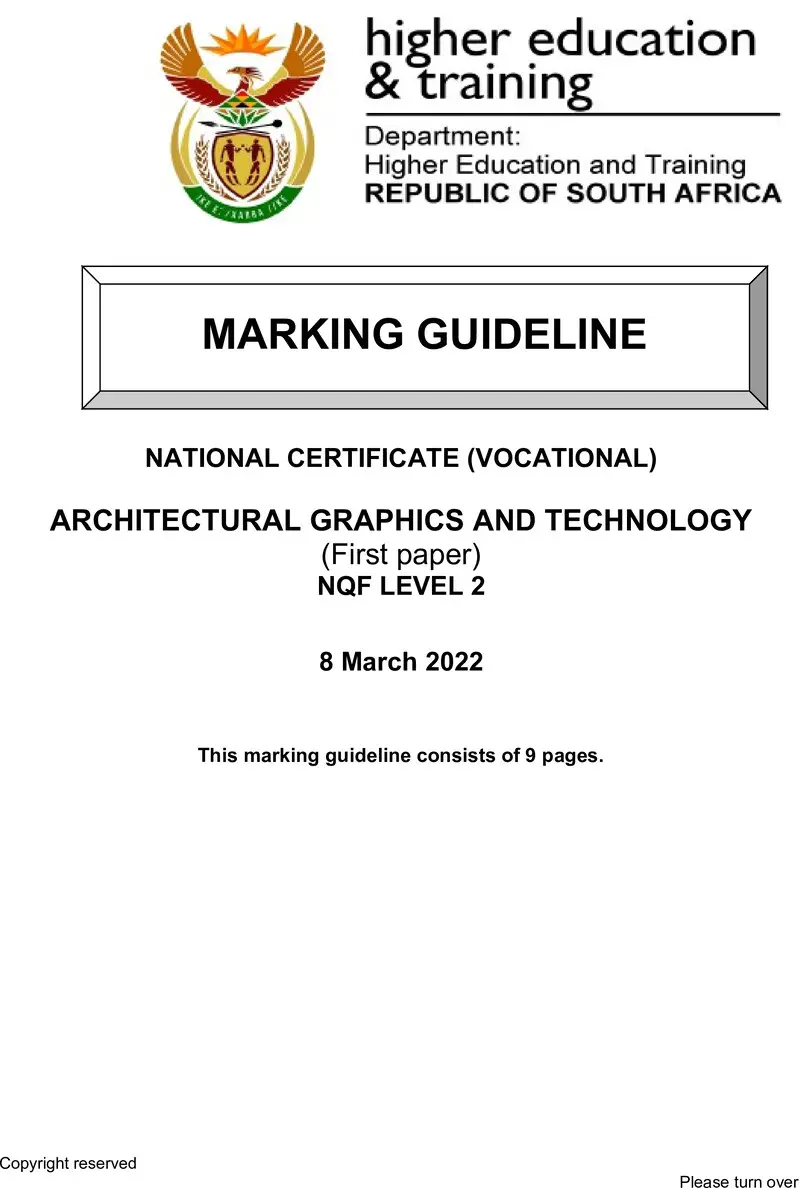 Architectural Graphics And Technology L2 P1 Memo Supp Feb 2022 Watson