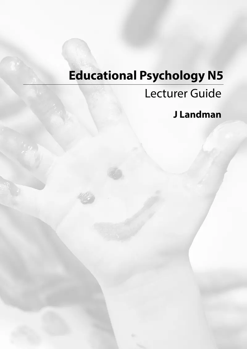 Educational Psychology Lecturer Guide N5