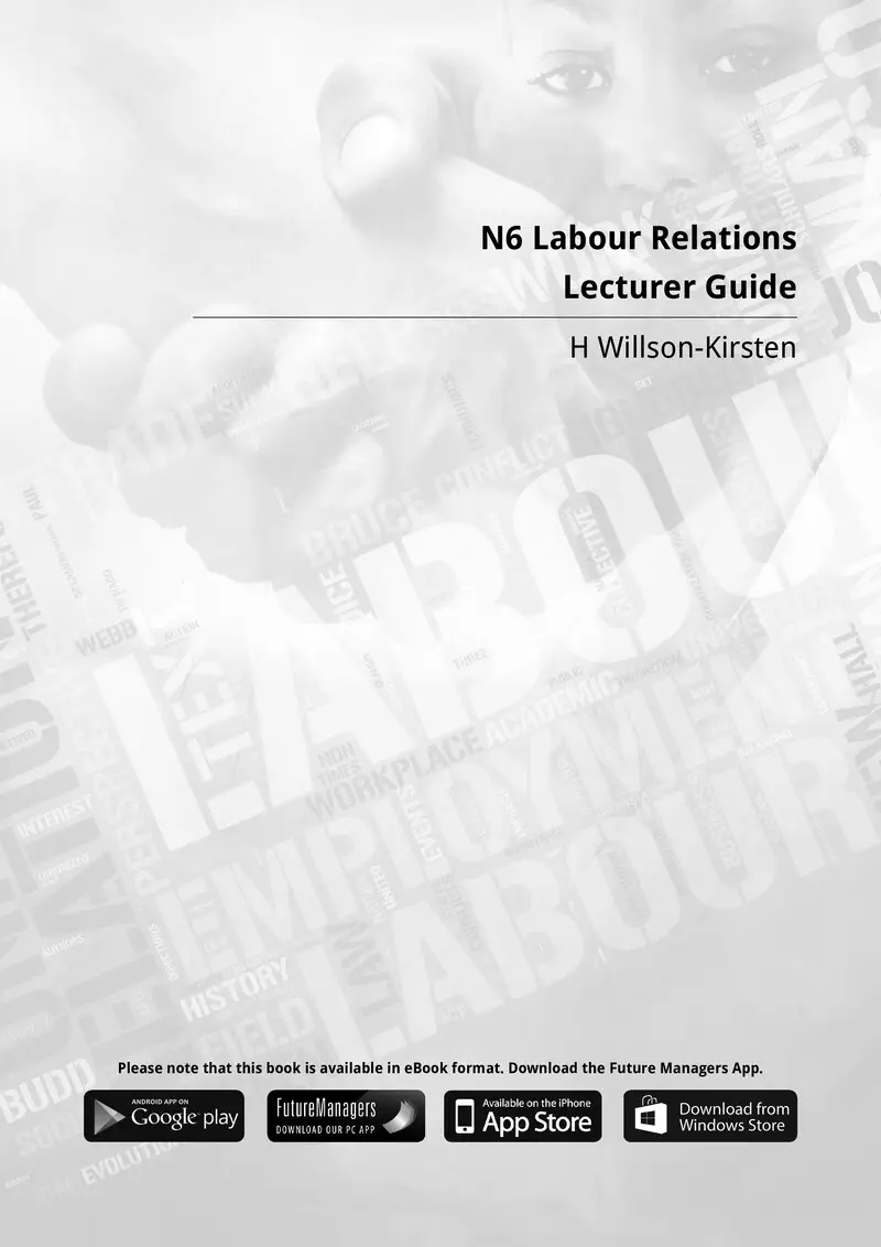 Labour Relations Lecturer Guide N6