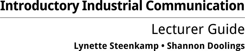 Ncor Introductory Industrial Communication Lecturer Guide