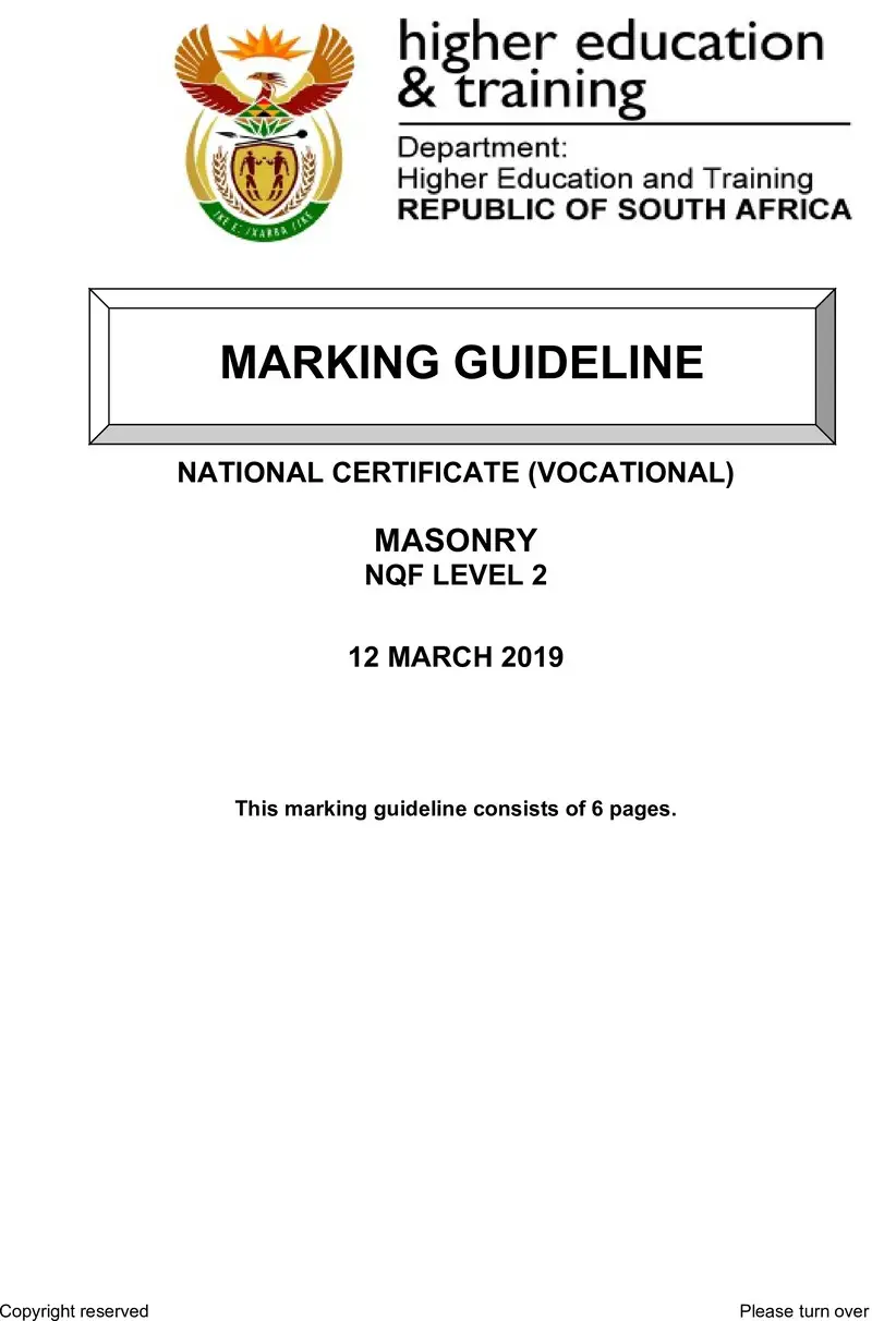 Nc1880 Masonry L2 Memo Supp 2019